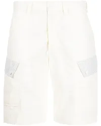 maharishi Schmale Chino-Shorts Weiß