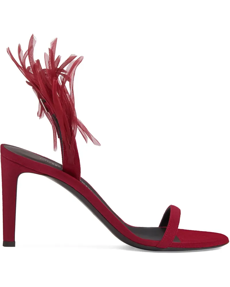 Giuseppe Zanotti Fenice Crazyhorse' Sandalen, 85mm - Rot Rot