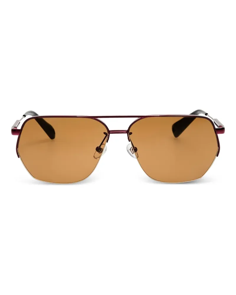 Jacquemus Aviador pilot sunglasses - Rot Rot