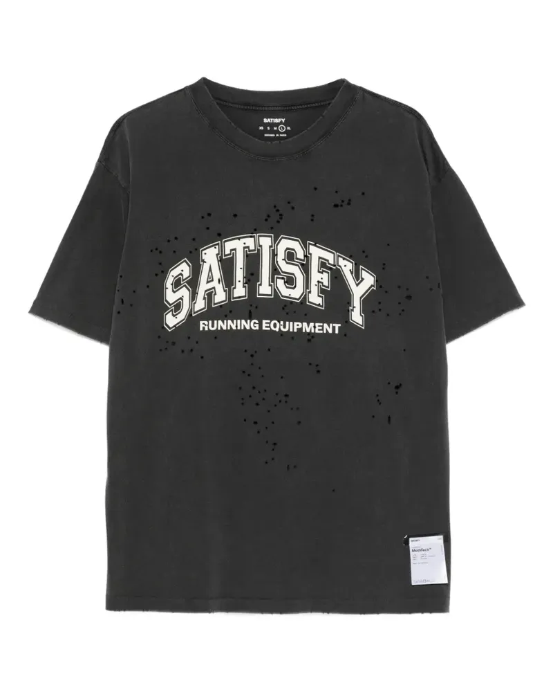 Satisfy printed T-shirt - Grau Grau