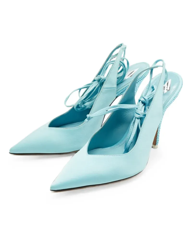 ATTICO Venus Pumps mit Kristallen - Blau Blau