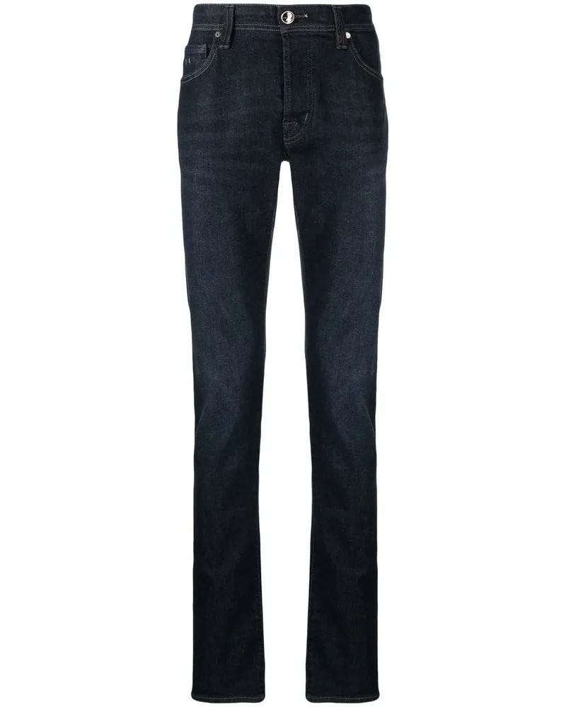 Tramarossa Halbhohe Leonardo Slim-Fit-Jeans Blau