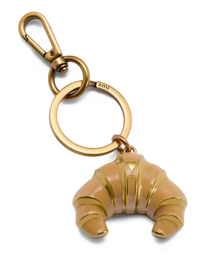 AMI Paris Croissant Schlüsselanhänger - Nude Nude