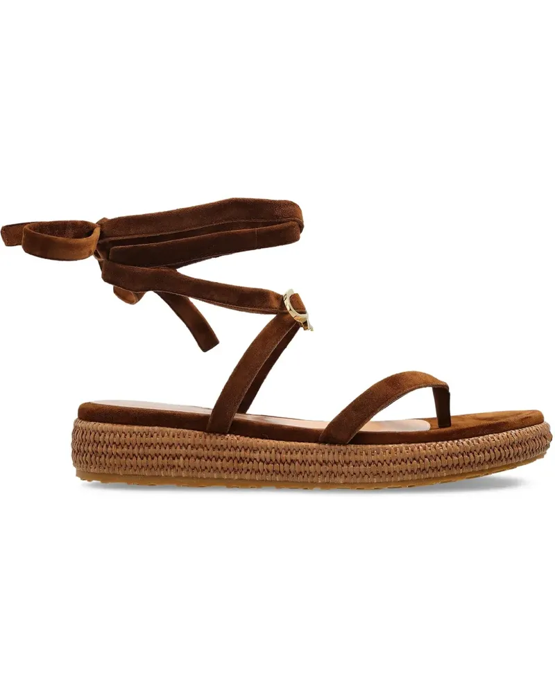 Gianvito Rossi Sandalen aus Leder - Braun Braun