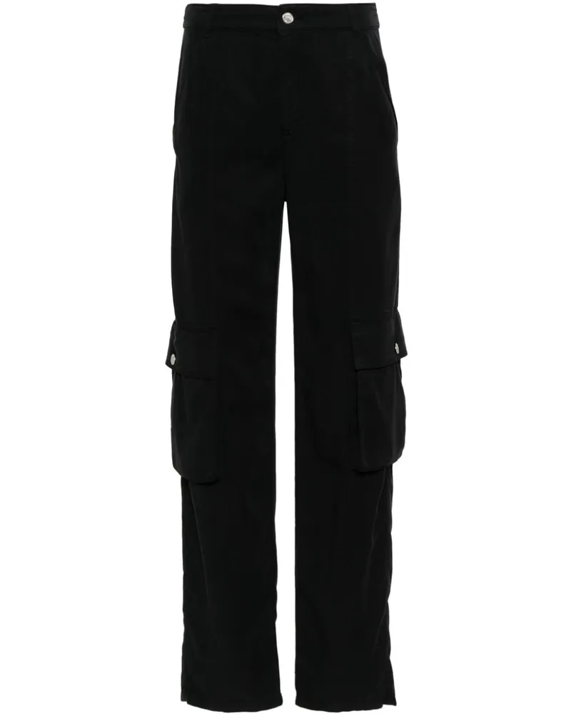 Moschino Cargohose mit geradem Bein - Schwarz Schwarz