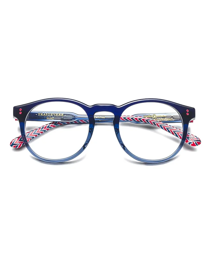Etnia Barcelona Brille mit rundem Gestell - Blau Blau
