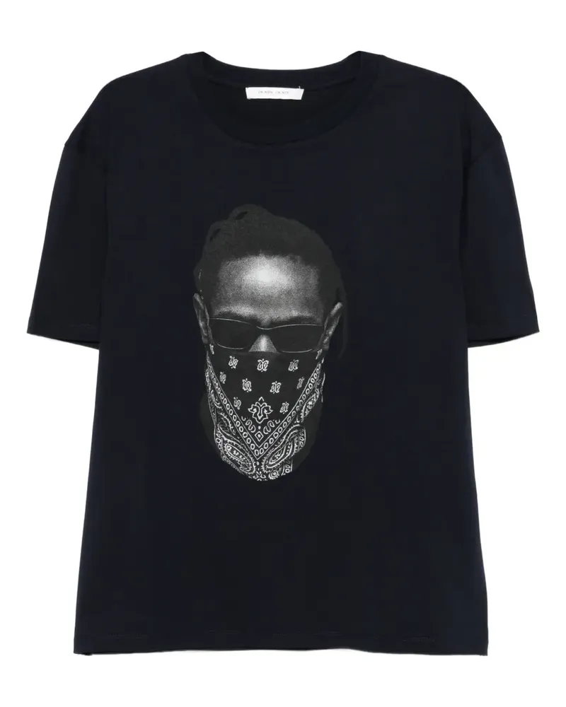 IH NOM UH NIT T-Shirt mit grafischem Print - Blau Blau
