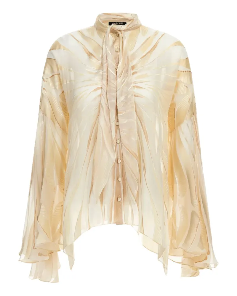 Roberto Cavalli Hemd aus Satin - Nude Nude