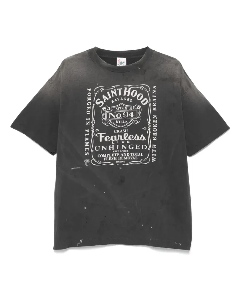 SAINT MXXXXXX x Neighborhood T-Shirt - Schwarz Schwarz