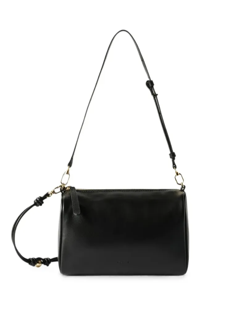 Furla leather cross body bag L - Schwarz Schwarz