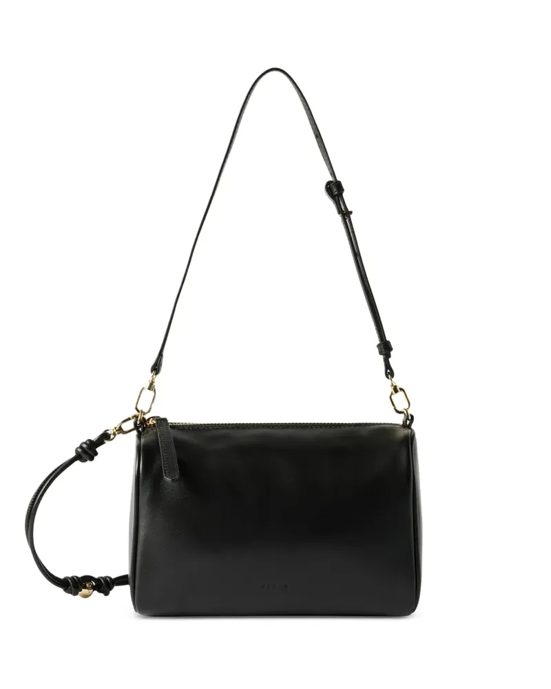 Furla leather cross body bag L - Schwarz Schwarz