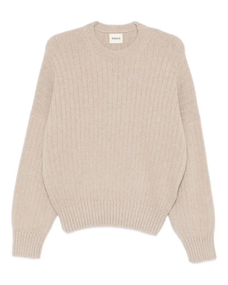KHAITE Gerippter Pullover - Nude Nude