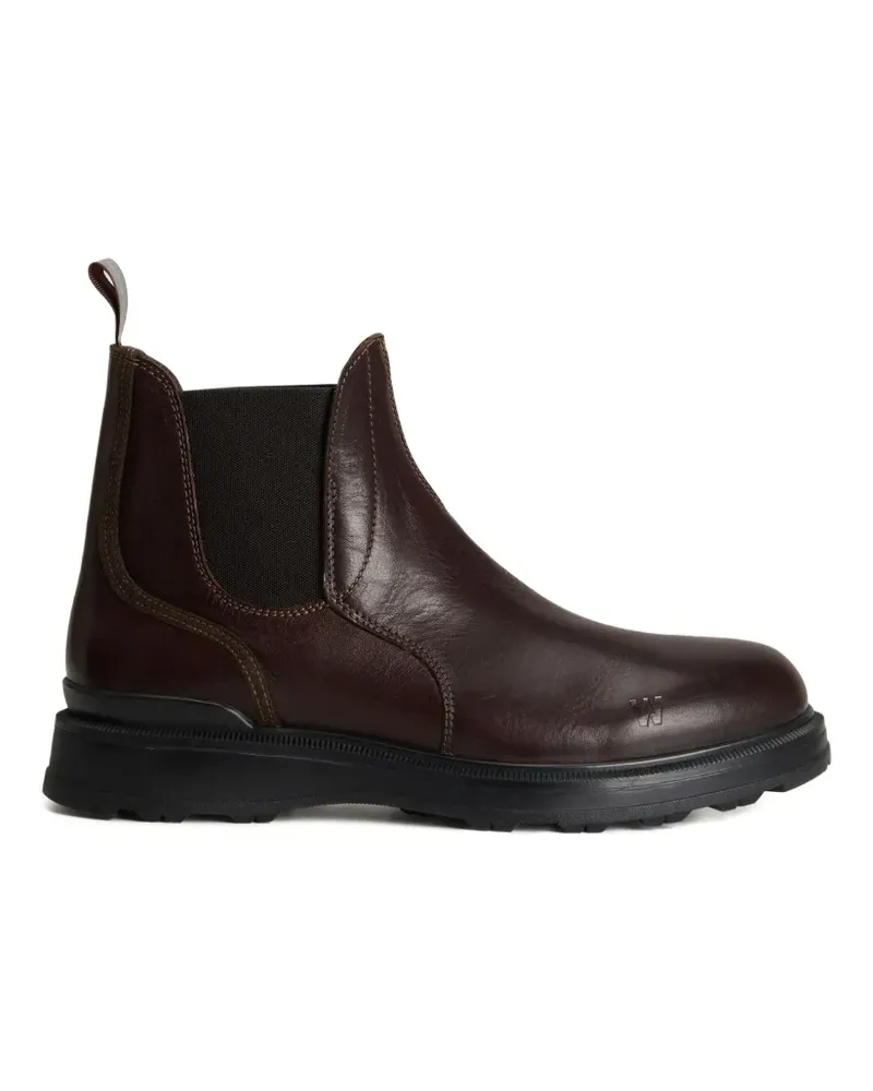 Woolrich Stiefel aus Leder - Nude Nude
