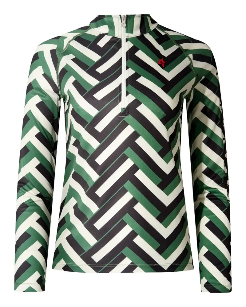 Perfect Moment Oberteil mit Waffel-Print - Nude Nude