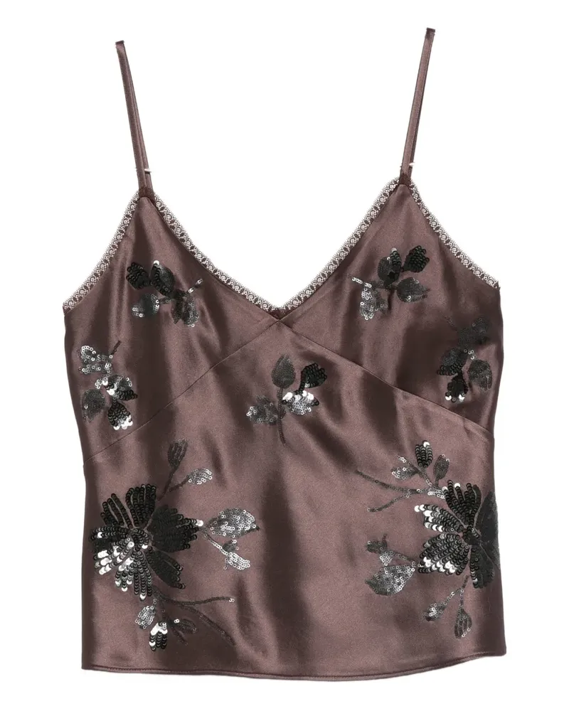 Ermanno Scervino sequin-embellished top - Braun Braun
