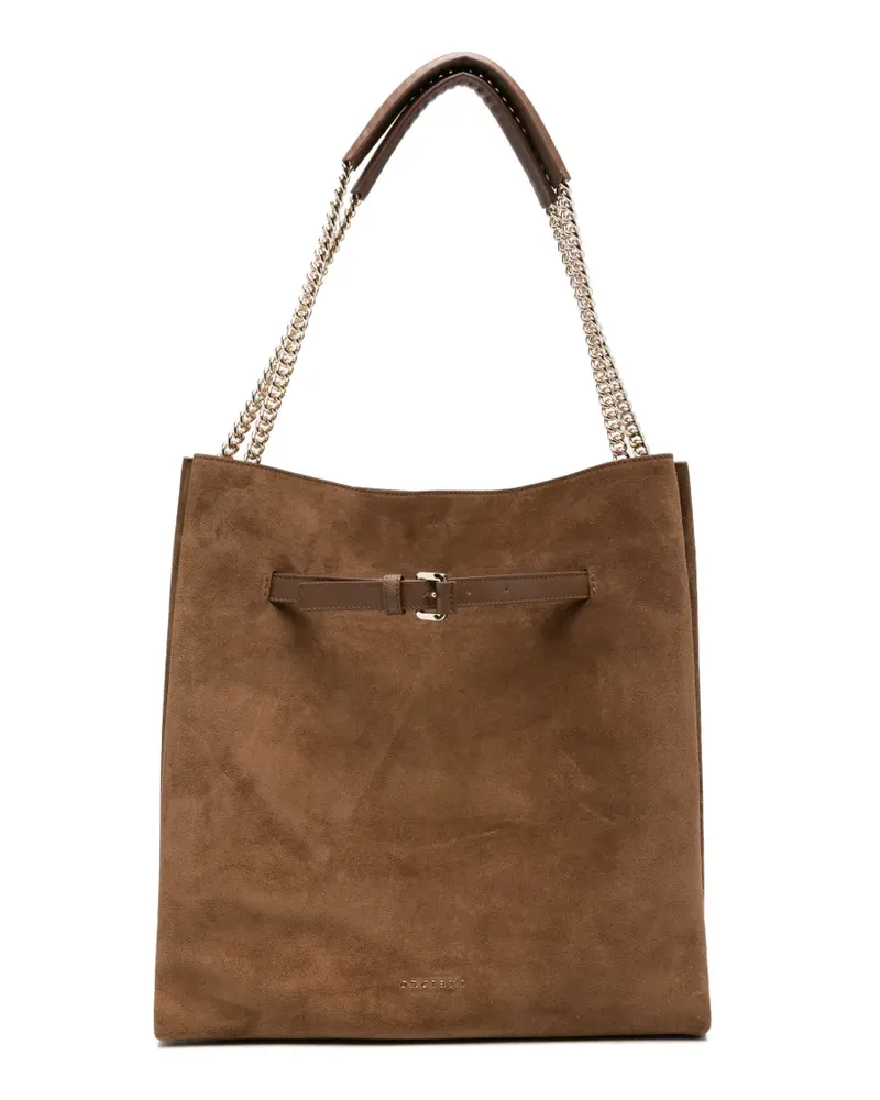 Orciani Venus Peach buckle shoulder bag - Braun Braun