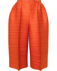 Issey Miyake Thicker Bounce Cropped-Hose Orange