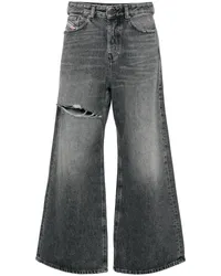 Diesel 1996 D-Sire Mid-Rise-Jeans mit geradem Bein Grau