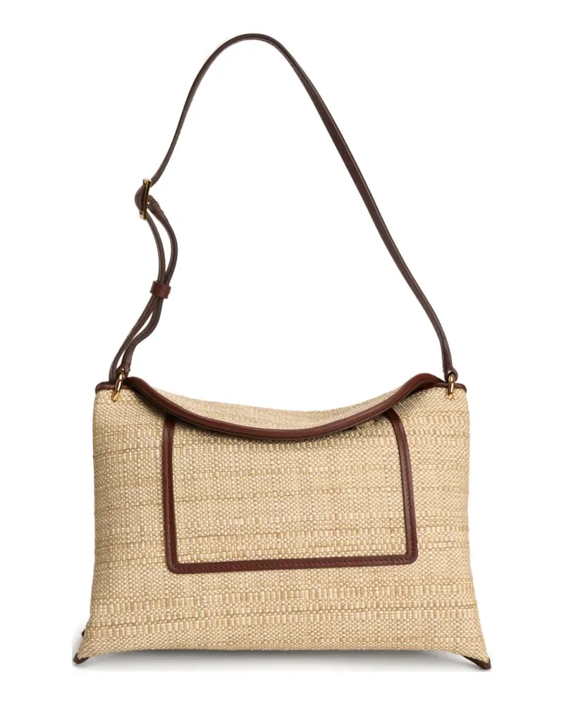 WANDLER Shopper aus Bast - Nude Nude