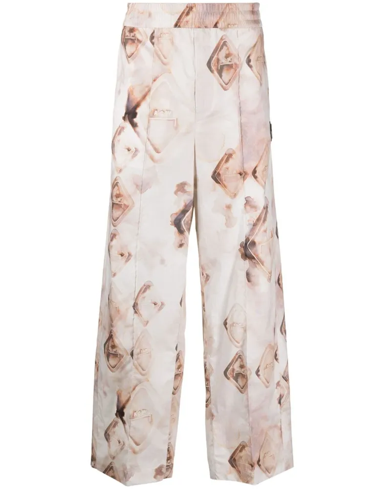 ACW* Hose mit Rauten-Print - Nude Nude