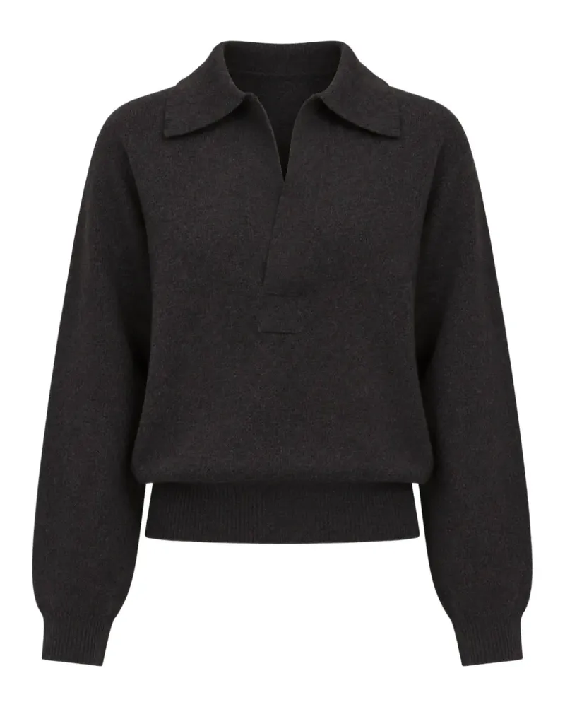Victoria Beckham Genevieve collared sweater - Grau Grau