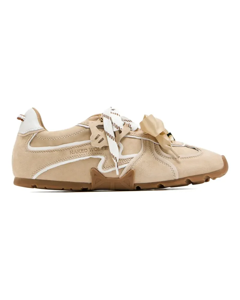Naked Wolfe Adorad Sneakers mit Schnürung - Nude Nude