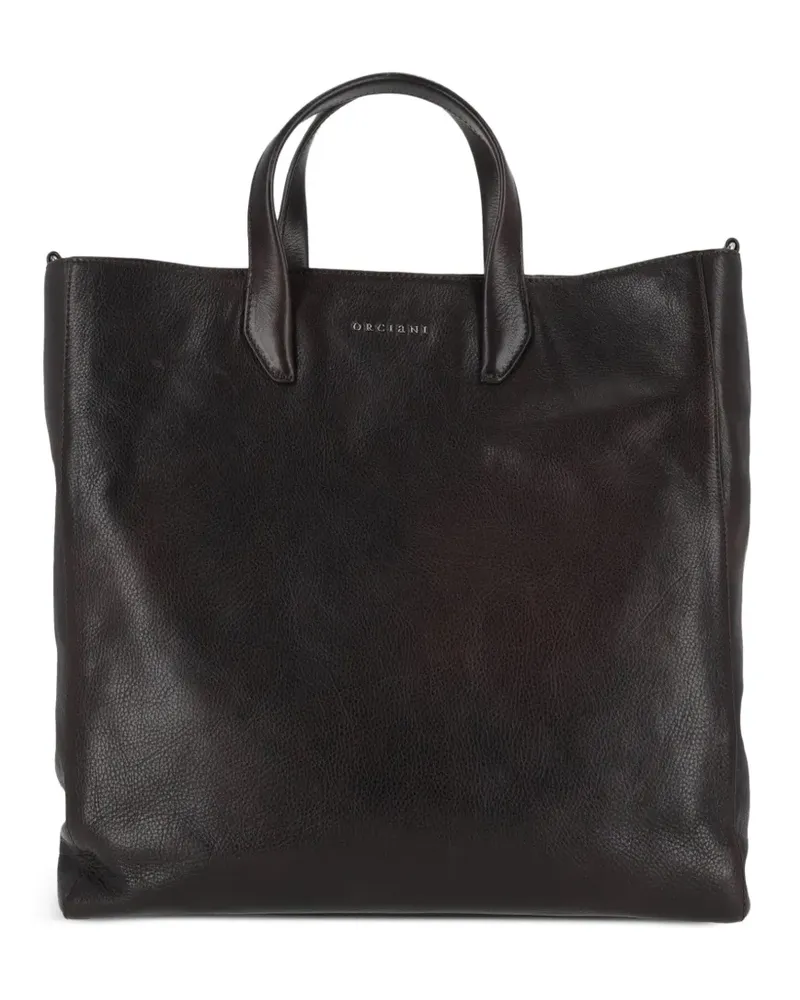 Orciani Work Lagoon Tote Bag - Braun Braun
