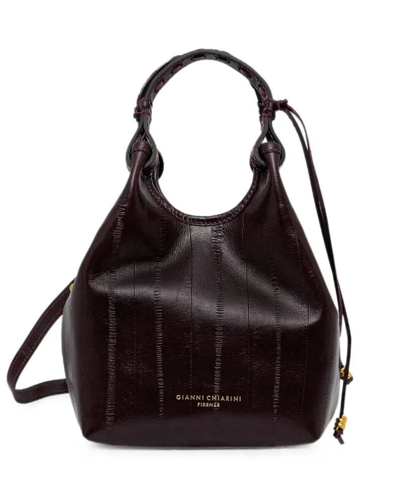Gianni Chiarini Kleine Dua Schultertasche aus Leder - Rot Rot