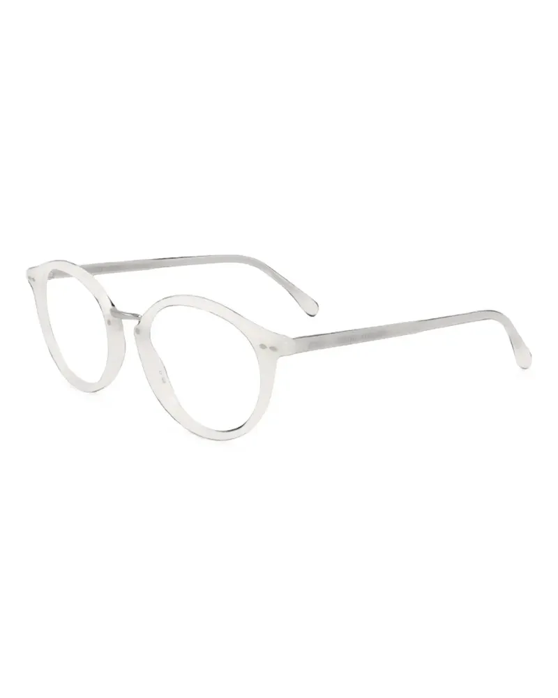 Isabel Marant Brille mit rundem Gestell - Weiß Weiß