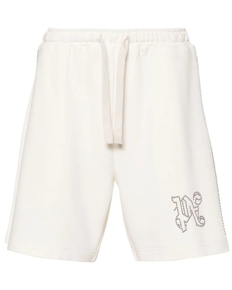 Palm Angels Joggingshorts mit Monogramm-Applikation - Nude Nude