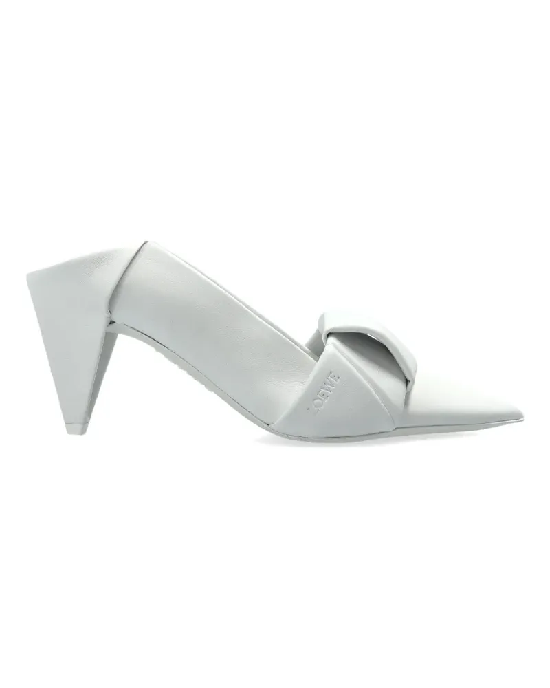 Loewe 85mm Origami heeled mules - Grau Grau