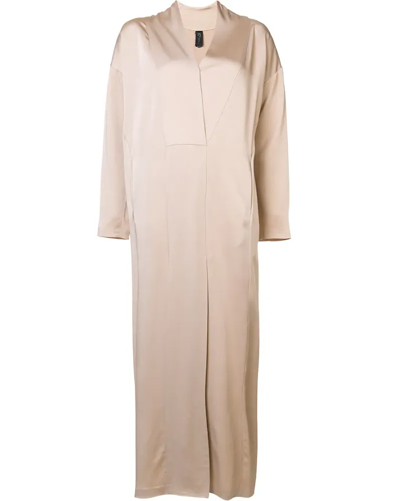 Zero + Maria Cornejo Long Lee' Kleid - Rosa Rosa