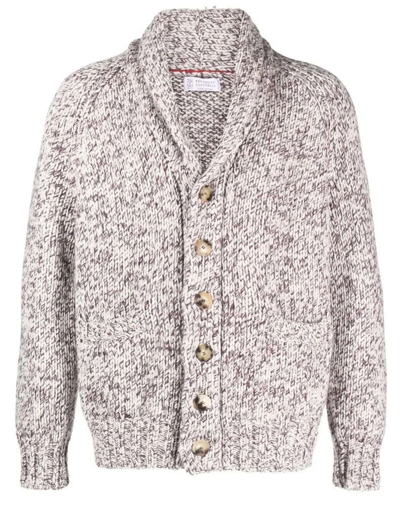 Brunello Cucinelli Doppelreihiger Cardigan - Nude Nude