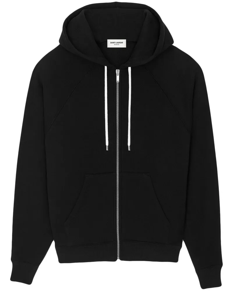Saint Laurent Jacke mit Kapuze - Schwarz Schwarz