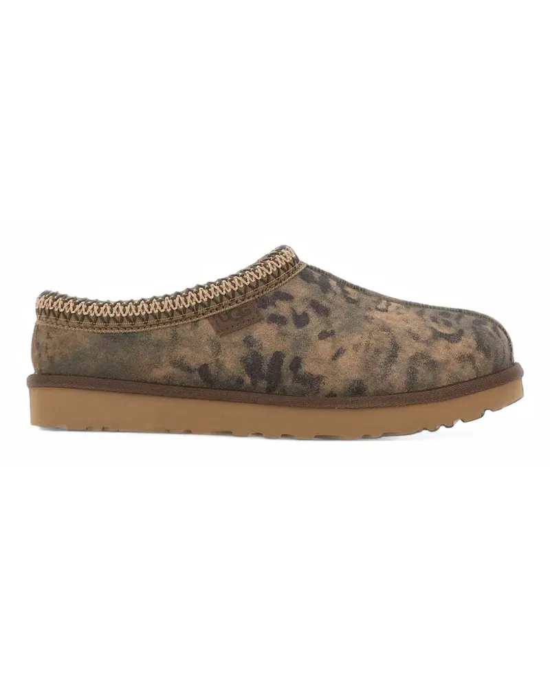 UGG Tasman Mules mit Leopardenprint - Nude Nude