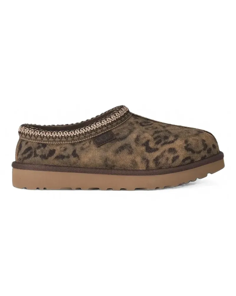 UGG Tasman Mules mit Leopardenprint - Nude Nude