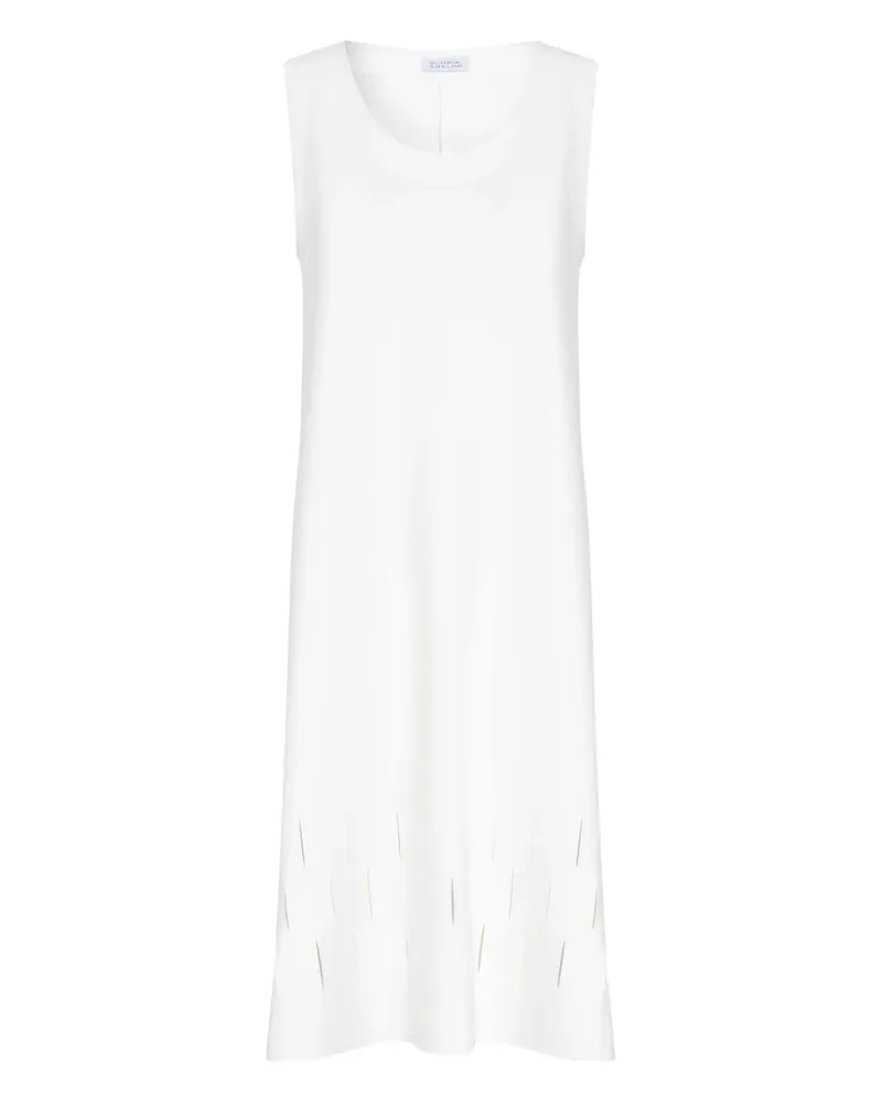 Gloria Coelho Ärmelloses Kleid mit Cut-Outs - Weiß Weiß