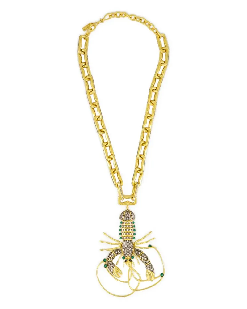 Begüm Khan Piazza Halskette mit Hummeranhänger - Gold Gold