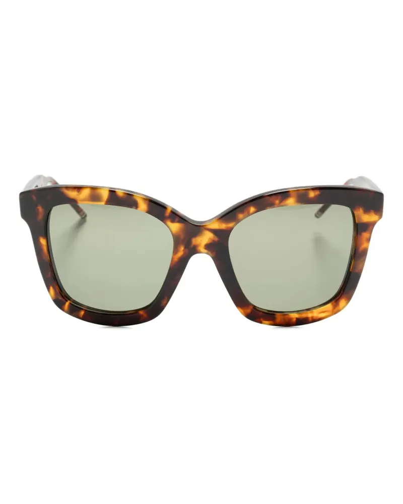 Thom Browne Sonnenbrille im Butterfly-Design - Braun Braun