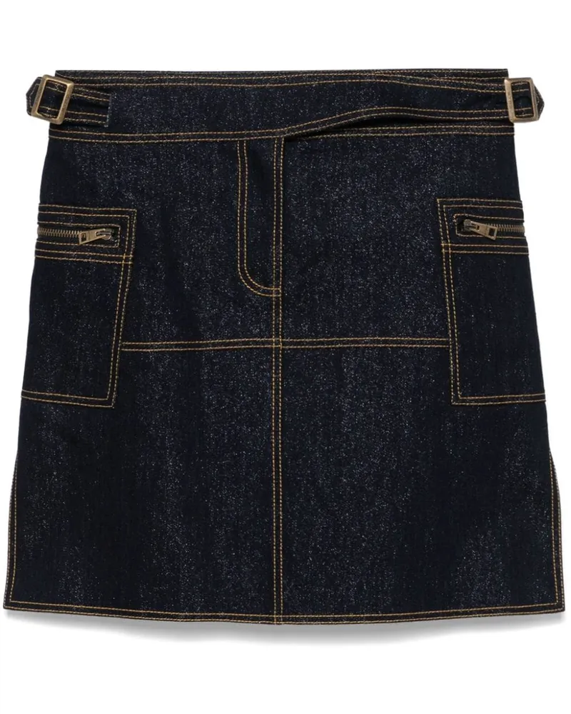 Etro Klassischer Jeans-Minirock - Blau Blau
