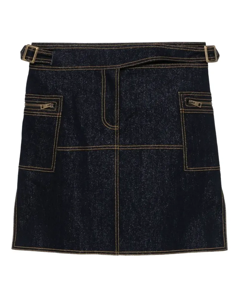 Etro Klassischer Jeans-Minirock - Blau Blau