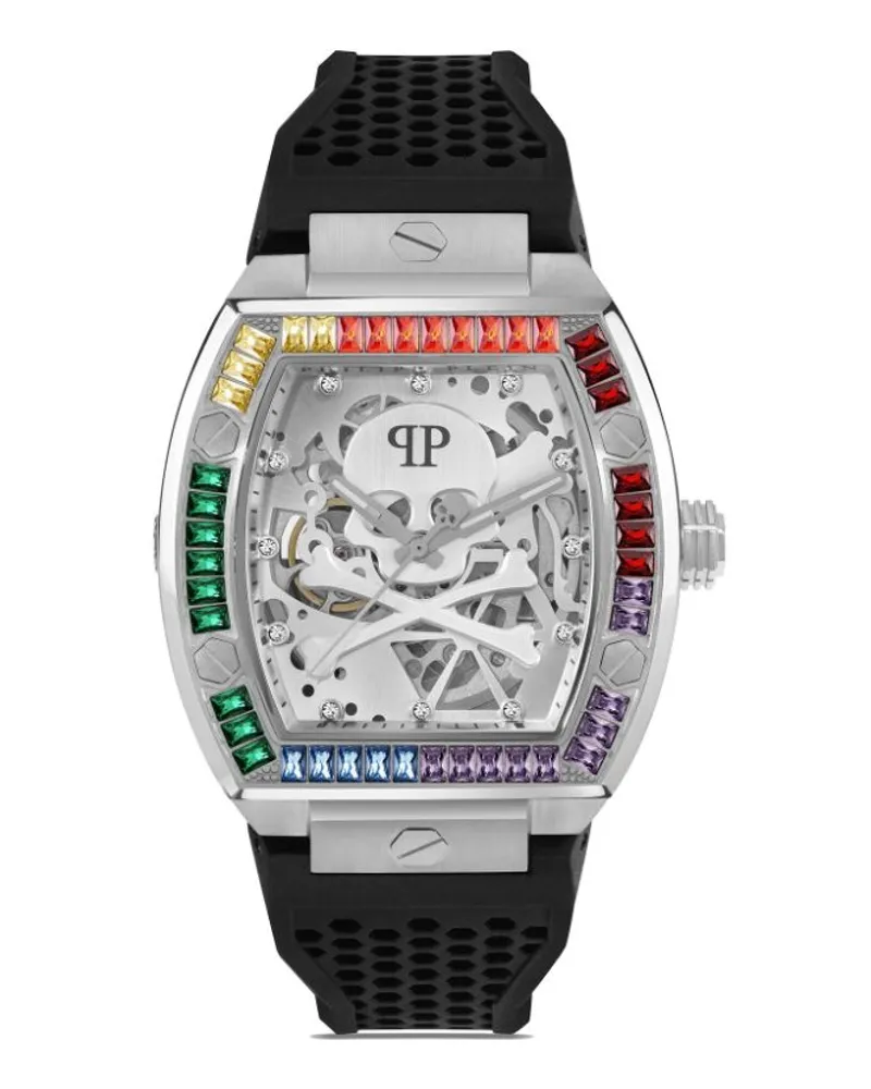 Philipp Plein The Skeleton 44mm - Silber Silber