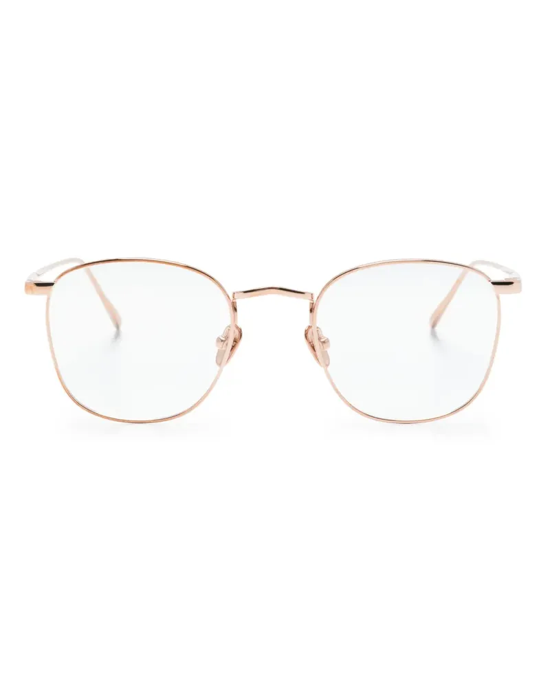 Linda Farrow Brille mit rundem Gestell - Rosa Rosa