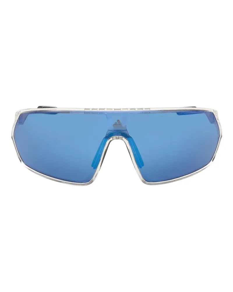 adidas Sonnenbrille mit geometrischem Gestell - Nude Nude