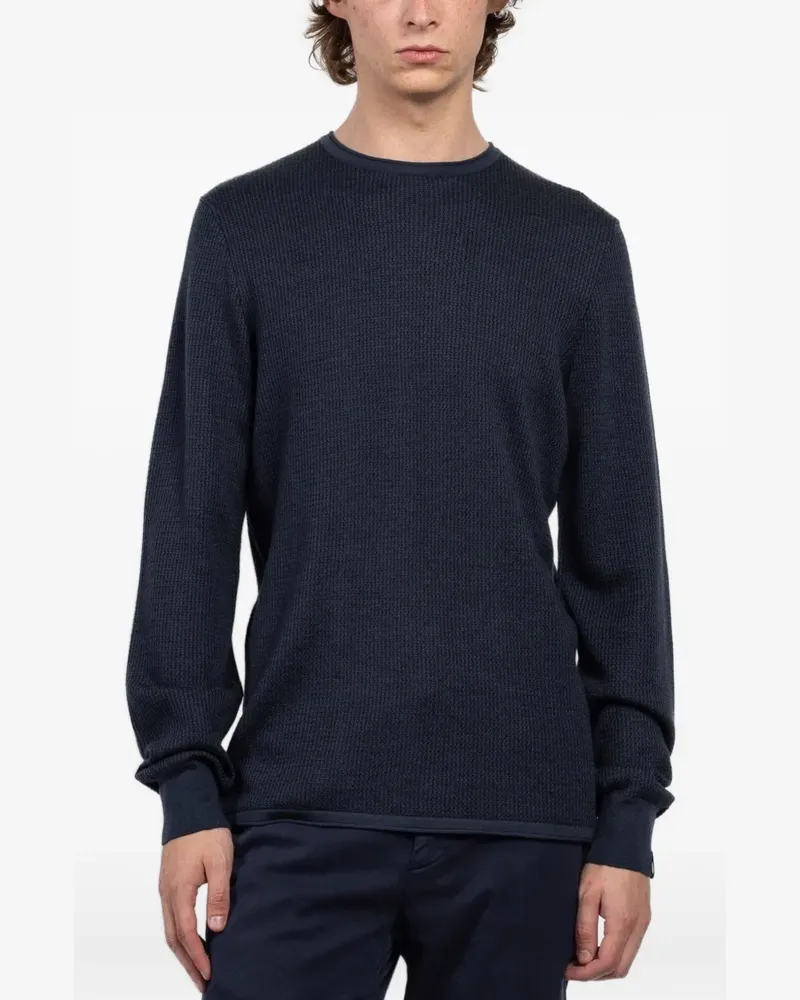 Rag & Bone Gregory waffle-knit sweater - Blau Blau