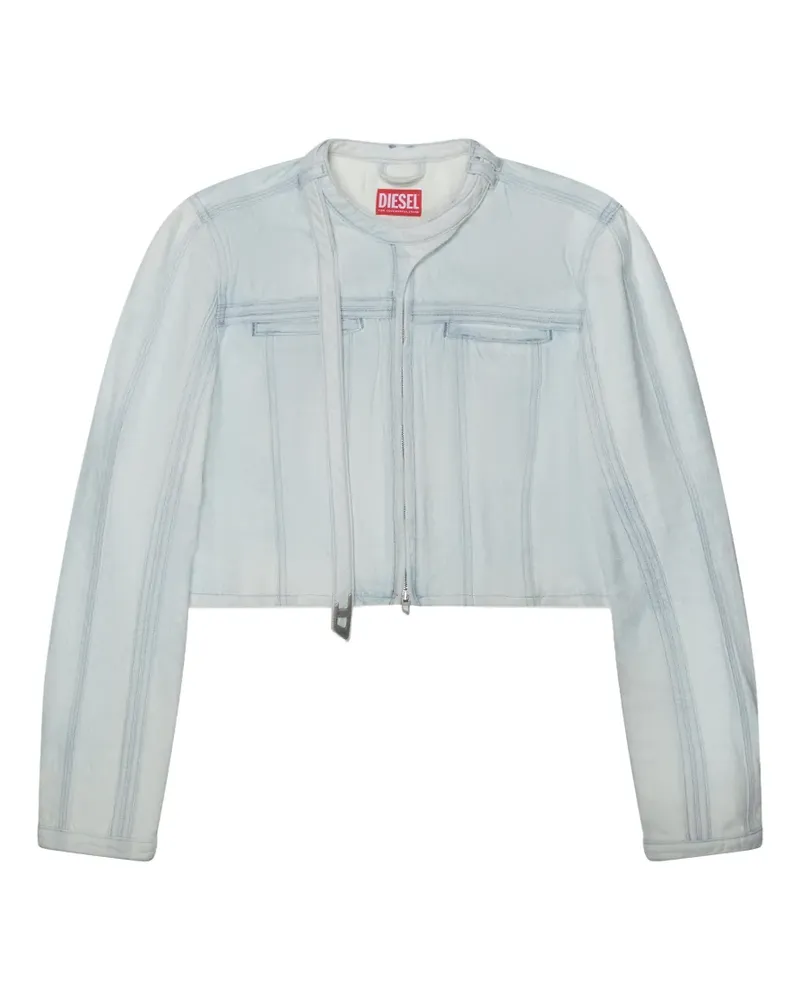 Diesel cropped denim jacket - Blau Blau