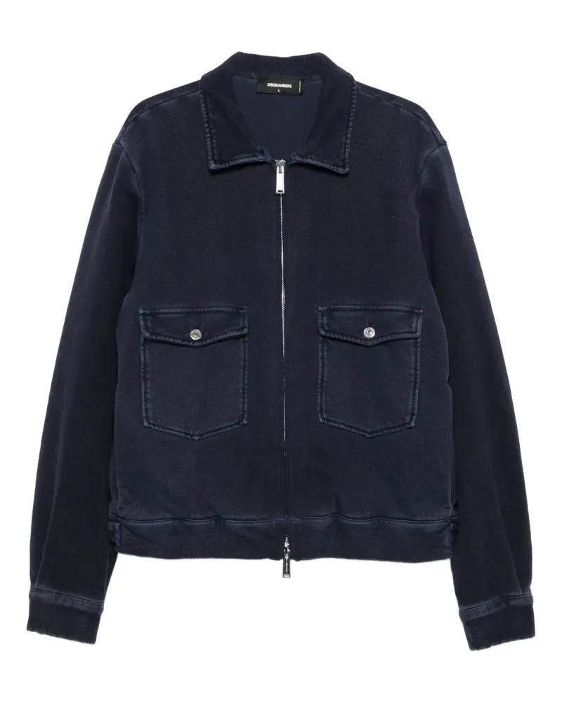 Dsquared2 Langärmelige Hemdjacke - Blau Blau