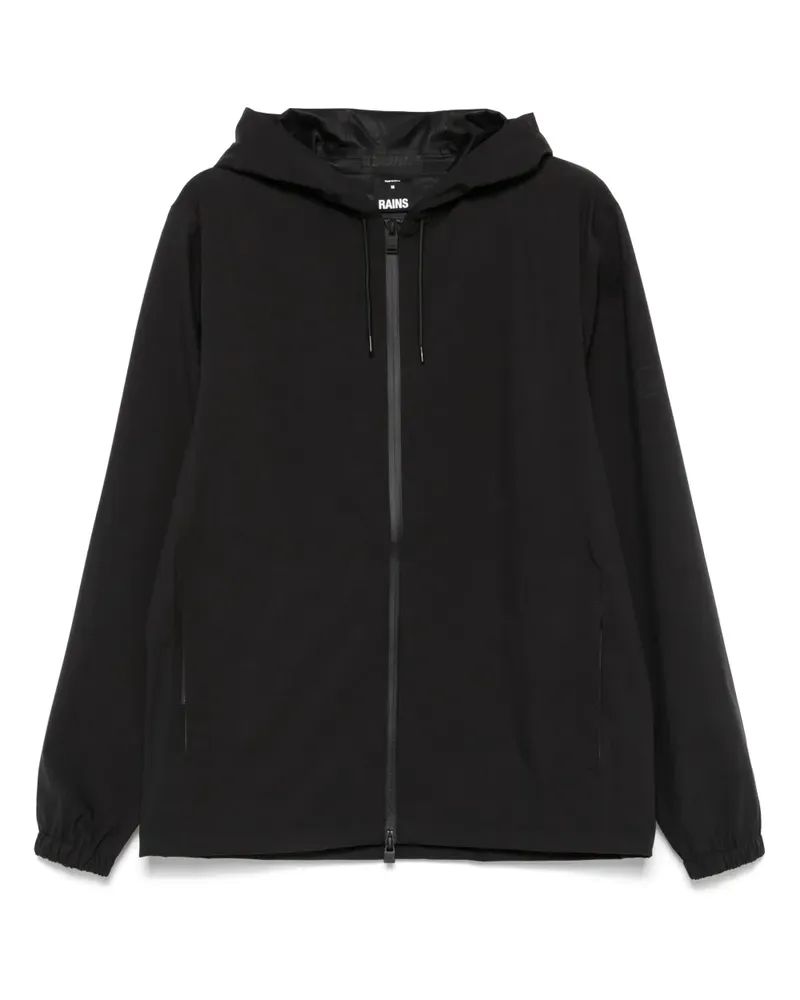 RAINS Suva Hardshell Jacke - Schwarz Schwarz