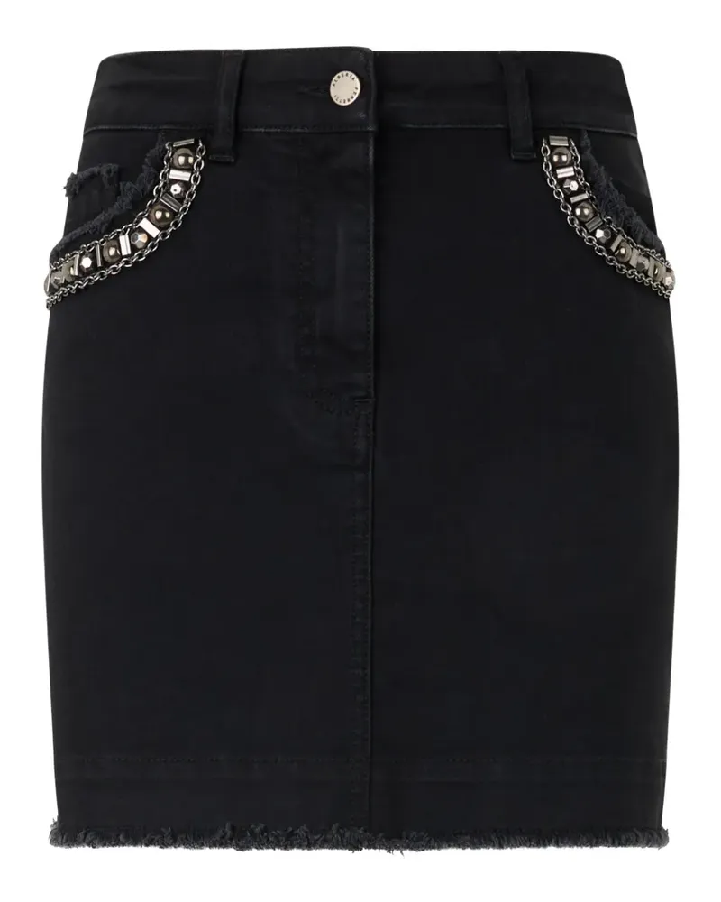 Alberta Ferretti Verzierter Minirock - Schwarz Schwarz