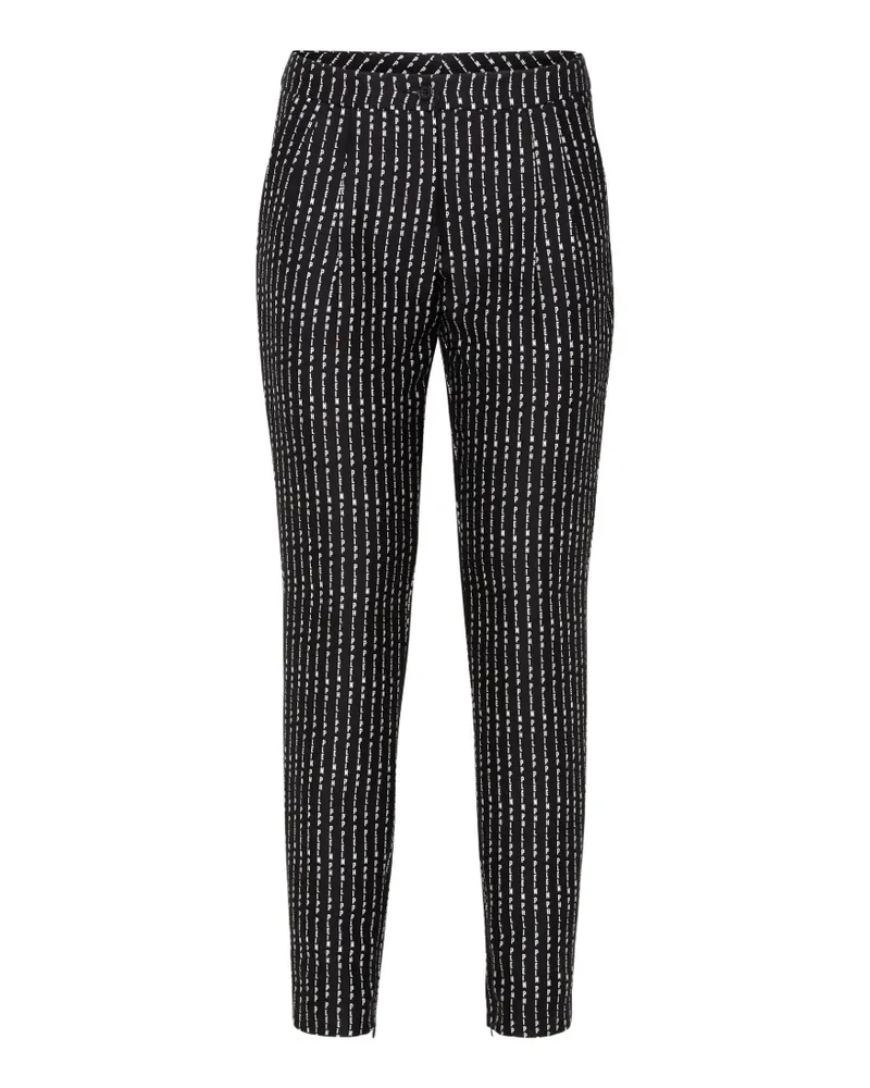 Philipp Plein Hose mit Nadelstreifen - Schwarz Schwarz